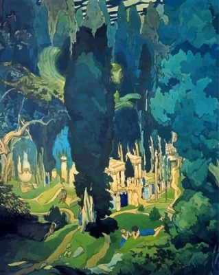 Elisium By Leon Bakst Paint By Numbers