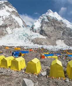 Everest Base Camp Paint By Number