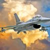 F16 Fighting Falcon Aircraft Paint By Number