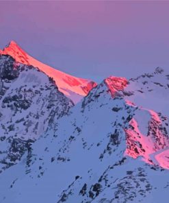 French Alps Mountains Paint By Number