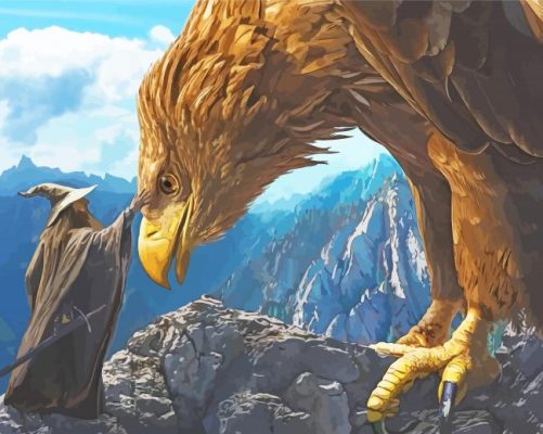 Gandalf And The Eagle Paint By Number