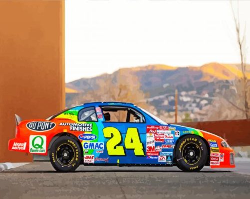 Jeff Gordon Nascar Paint By Number