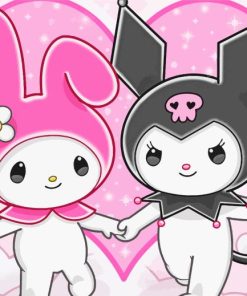 My Melody And Kuromi Paint By Numbers