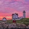 Nubble Lighthouse Paint By Number