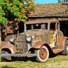 Old Rusty 1932 Ford Paint By Number