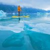 Paddleboarding In The Ice Paint By Number