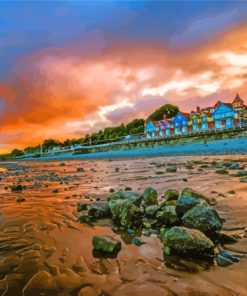 Penarth Beach Paint By Number