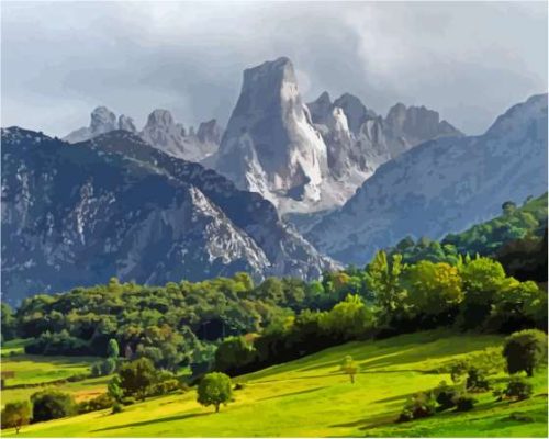 Picos De Europa Paint By Number