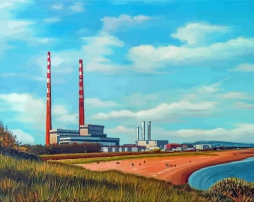 Poolbeg Chimneys Paint By Numbers