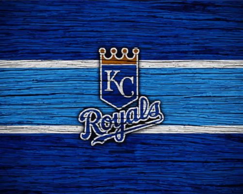 Royals Baseball Paint By Number