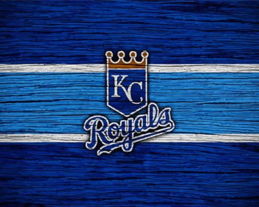 Royals Baseball Paint By Number