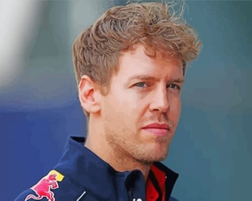 Sebastian Vettel Paint By Number