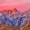 Sunset Mt Whitney Paint By Number