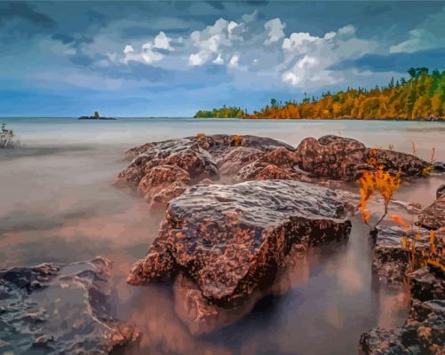 Tobermory Ontario Canada Paint By Number