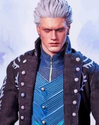 Vergil Video Game Paint By Number