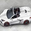 White Corvette Car Paint By Numbers