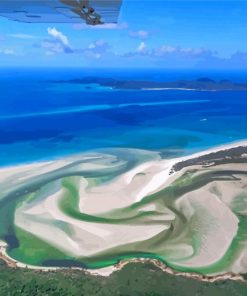 Whitehaven Beach Paint By Number