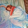 Woman On Bed Paint By Number