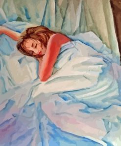 Woman On Bed Paint By Number