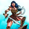 Xena Warrior Princess Paint By Number