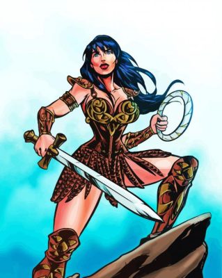 Xena Warrior Princess Paint By Number