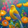 Yellow Warbler Bird Paint By Number