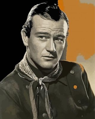 Young Actor John Wayne Paint By Number