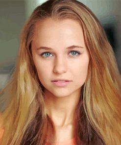 Young Madison Iseman Paint By Number