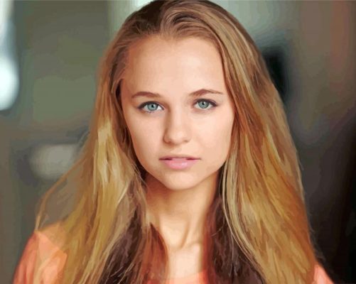 Young Madison Iseman Paint By Number