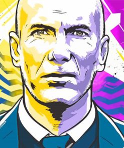 Zinedine Zidane Paint By Numbers