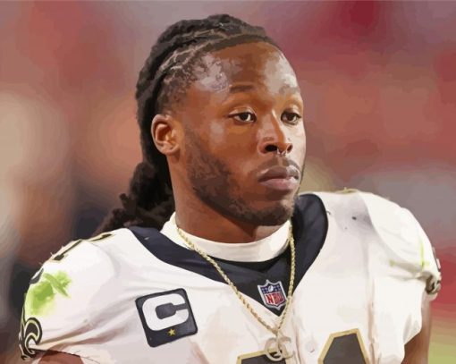 Cool Alvin Kamara Paint By Numbers