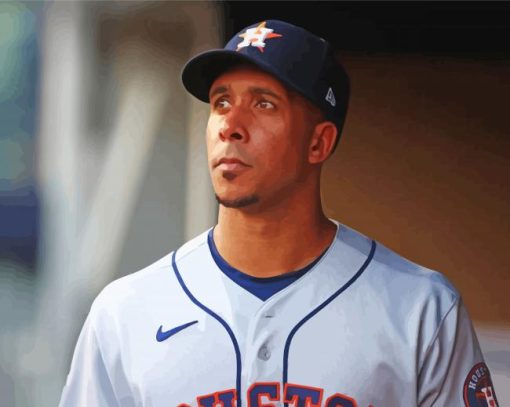 Michael Brantley Astros Paint By Number