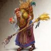 Old Baba Yaga Woman Paint By Number