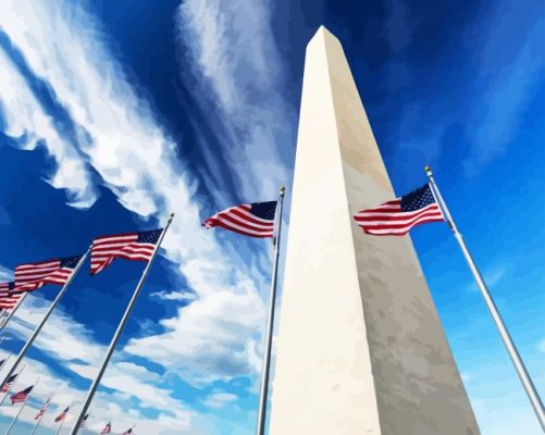 Washington Monument Paint By Numbers