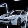 White Bmw I8 Paint By Numbers