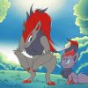 Zoroark And Zorua Paint By Numbers