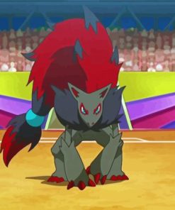 Zoroark Pokemon Go Paint By Number