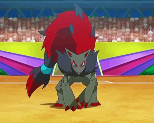 Zoroark Pokemon Go Paint By Number