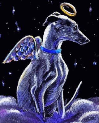 Angel Dog Art Paint By Number