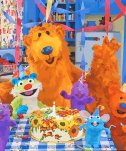 Bear In The Big Blue House Paint By Number