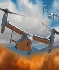 Bell Boeing V22 Osprey Paint By Numbers