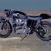 Black Triumph Bonneville Paint By Number