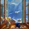 Breakfast In The Alps Paint By Number