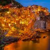 Cinque Terre At Night Paint By Number