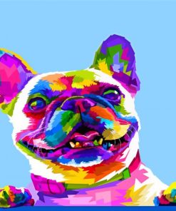 Colorful Puppy Paint By Number