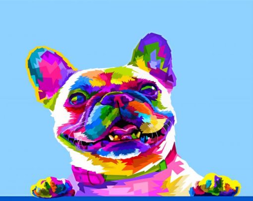 Colorful Puppy Paint By Number