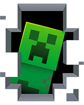 Creeper Minecraft Paint By Number