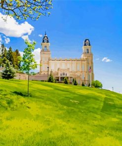 Manti Temple Paint By Numbers