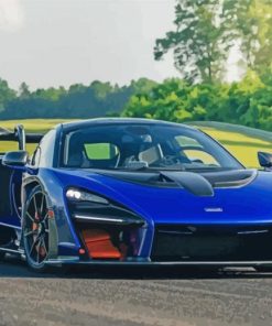 Mclaren Senna Paint By Numbers