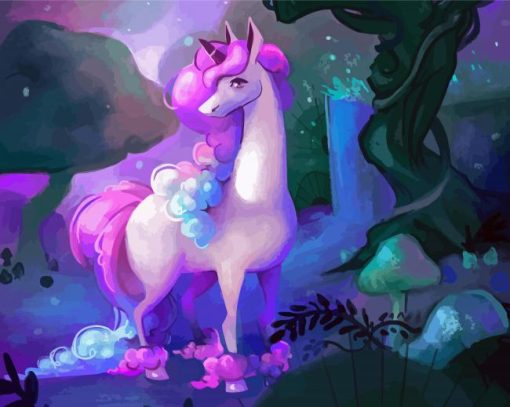 Pokemon Unicorn Paint By Numbers